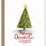 Christmas Tree Holiday Greeting Card